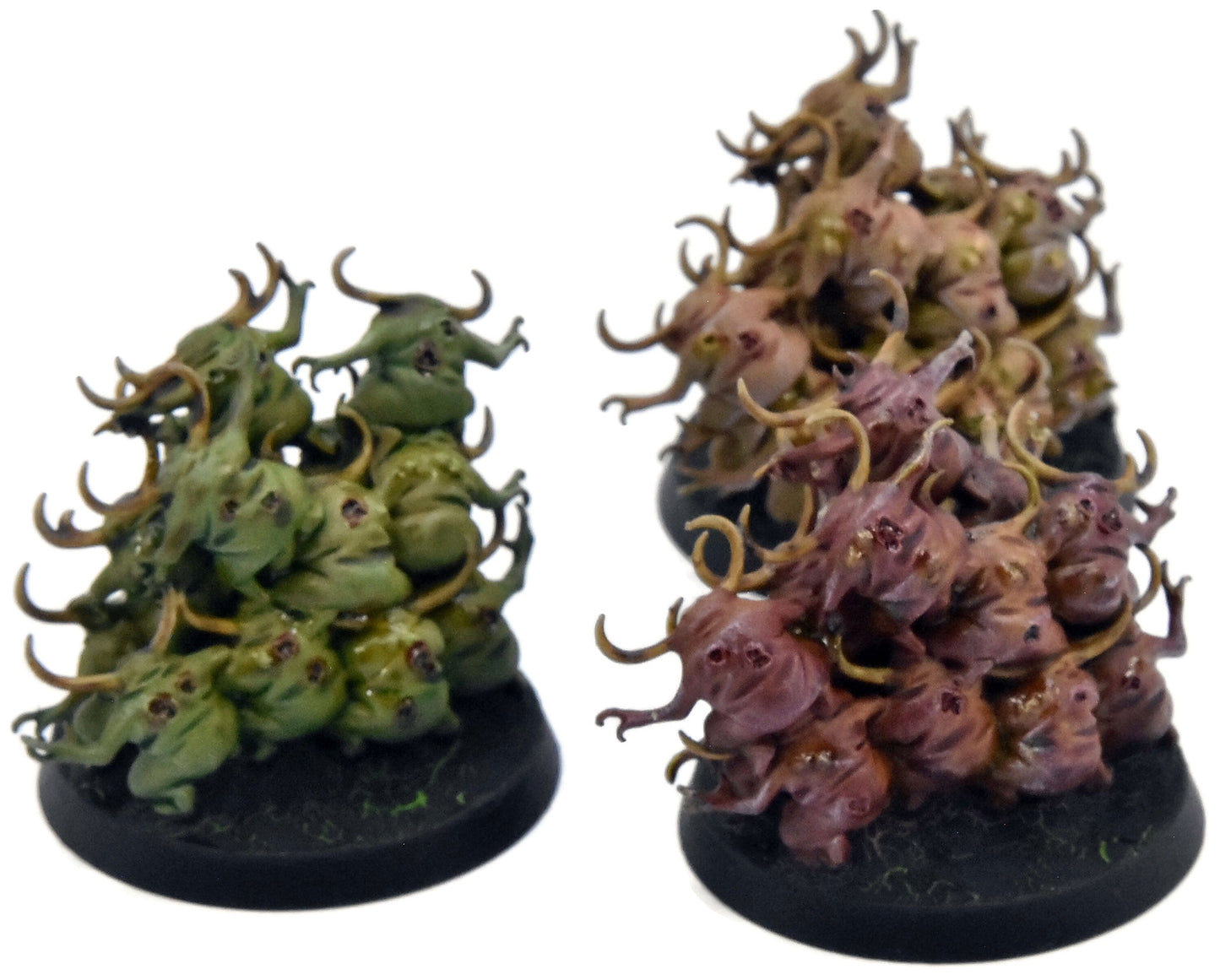 MAGGOTKIN OF NURGLE 3 Nurglings #2 WELL PAINTED Warhammer Sigmar