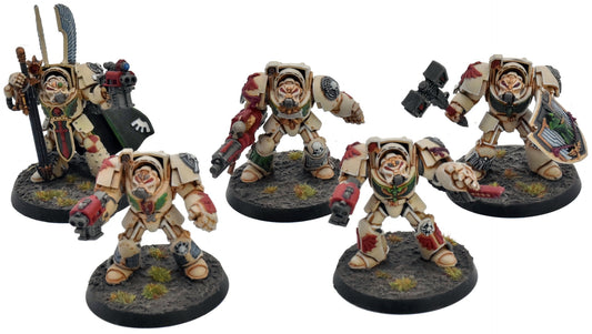 DARK ANGELS 5 Deathwing Terminators #2 WELL PAINTED Warhammer 40K