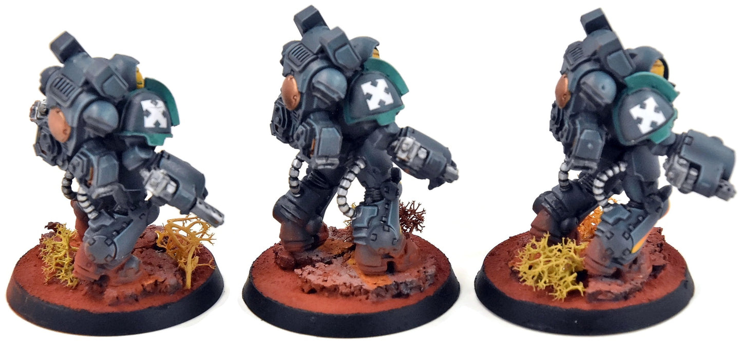 SPACE MARINES 3 Aggressors #3 PRO PAINTED Warhammer 40K