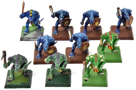 LIZARDMEN 10 Saurus Warriors #5 Warhammer Fantasy Classic