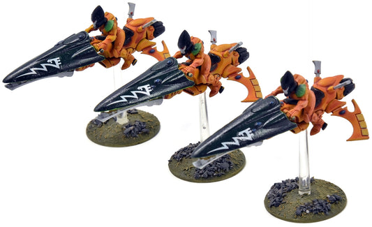 CRAFTWORLDS 3 Windriders Jetbike #1 WELL PAINTED Warhammer 40K