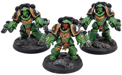SALAMANDERS 3 Aggressors #1 Warhammer 40K WELL PAINTED