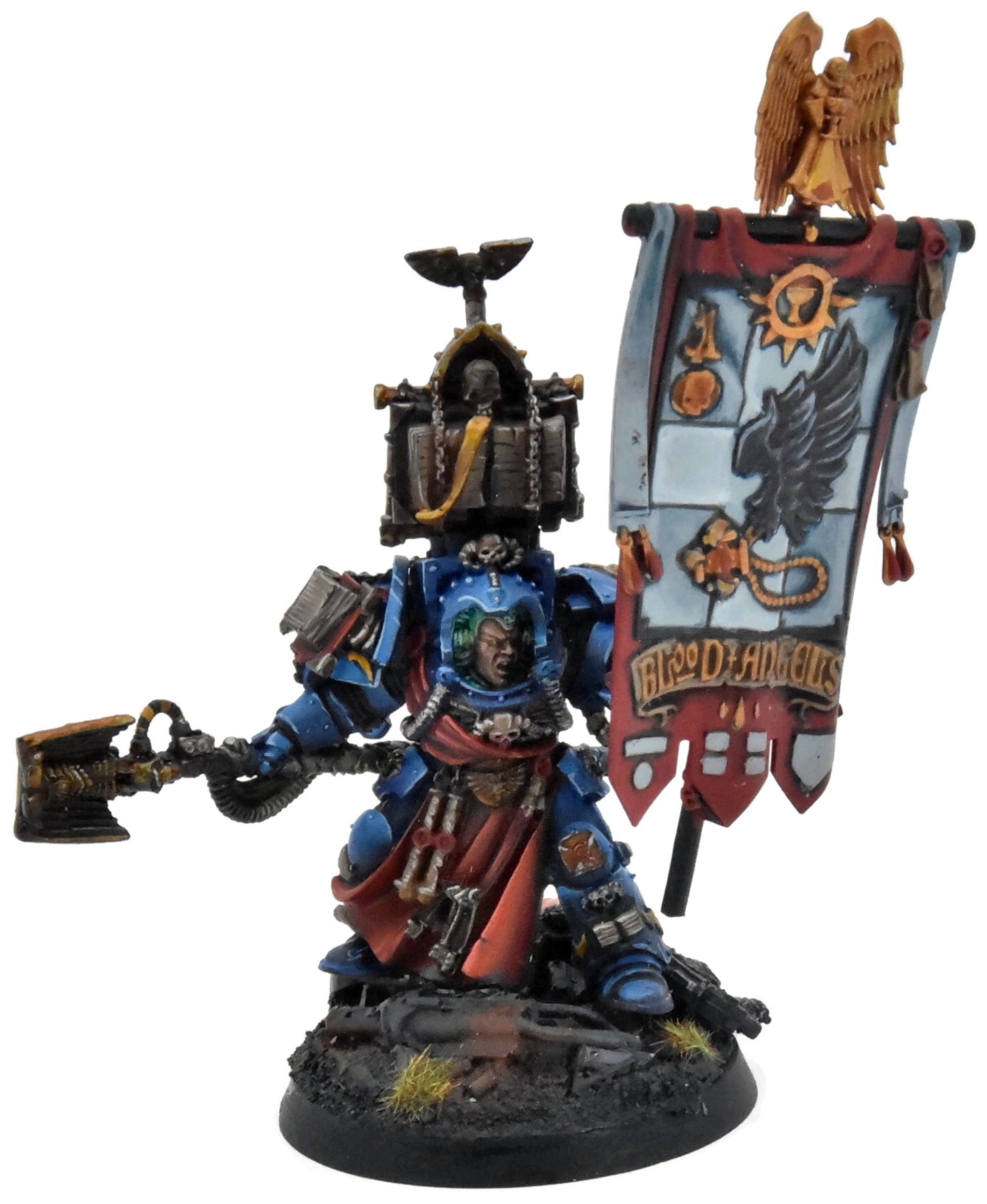 BLOOD ANGELS Librarian In Terminator Armour #1 METAL PRO PAINTED Warhammer 40K