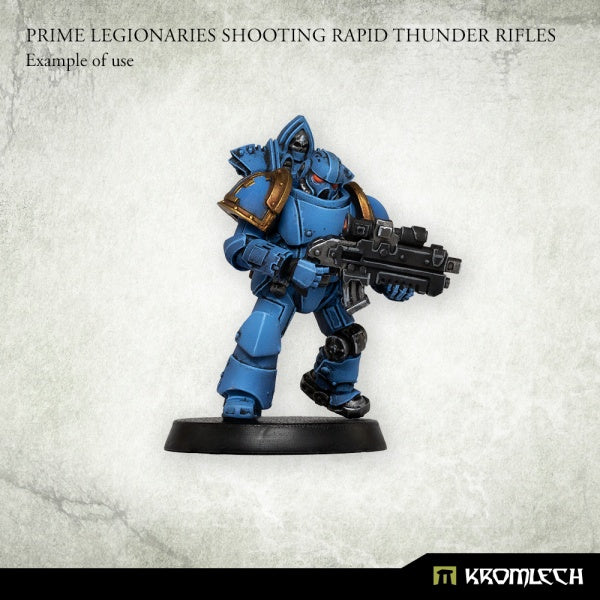 Prime Legionaries Shooting Rapid Thunder Rifles (5)