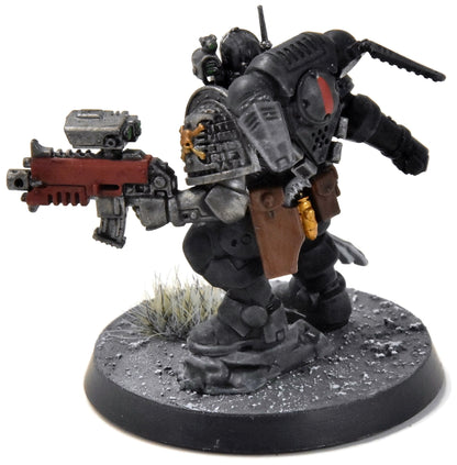 DEATHWATCH Lieutenant In Phobos Armor #1 WELL PAINTED Warhammer 40K