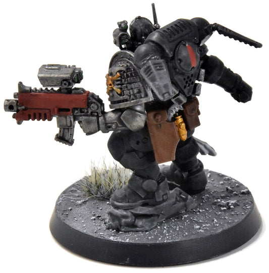 DEATHWATCH Lieutenant In Phobos Armor #1 WELL PAINTED Warhammer 40K