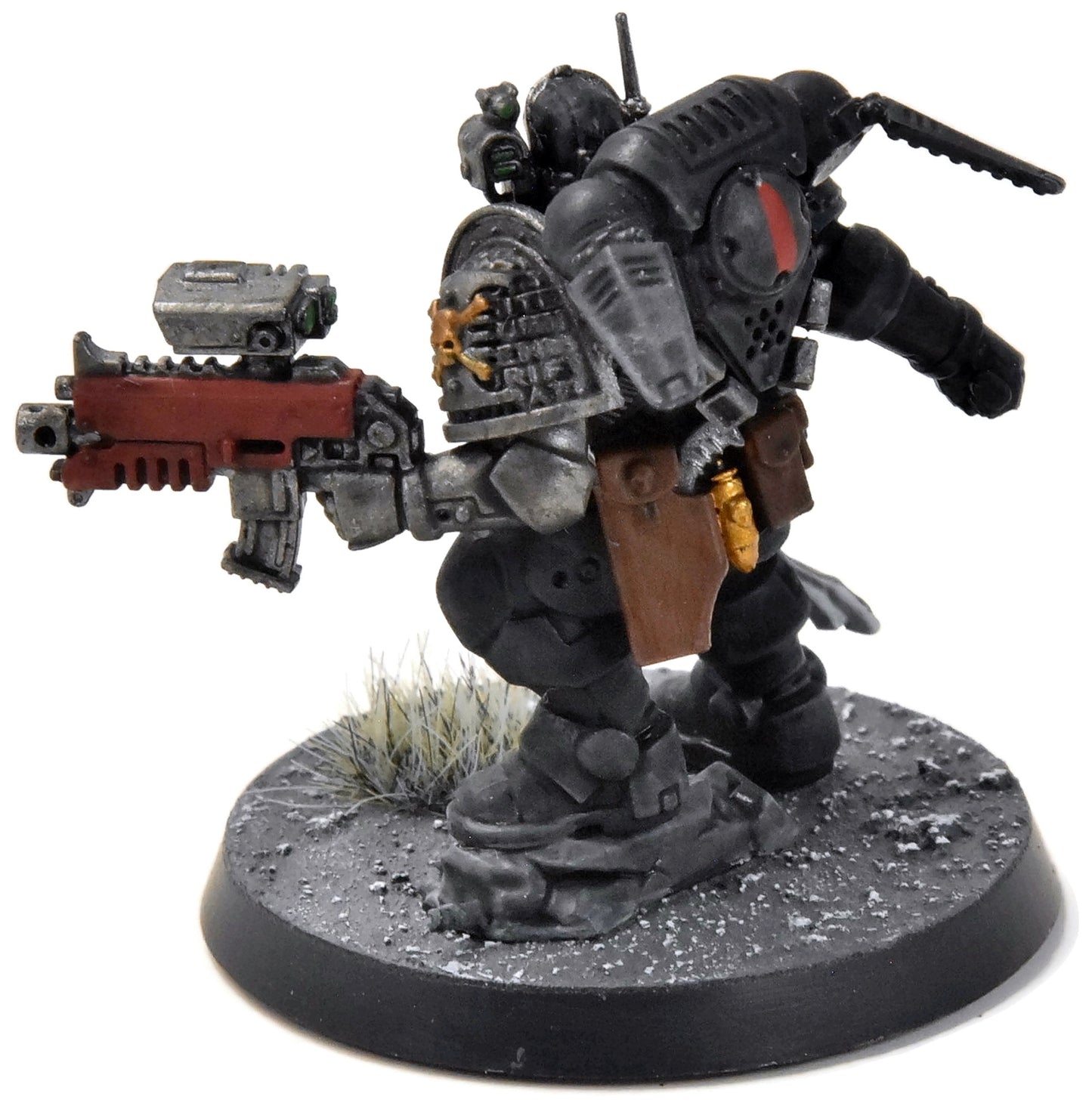 Lieutenant de la Deathwatch en armure Phobos n°1, figurine Warhammer 40K magnifiquement peinte