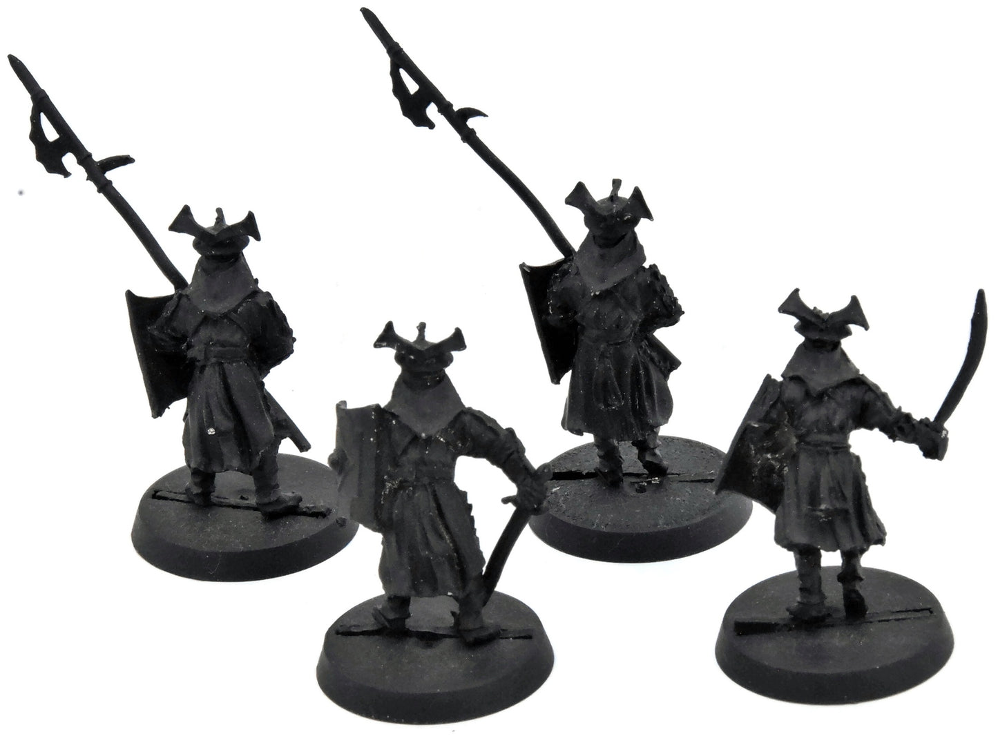 MIDDLE-EARTH 4 Easterling Warriors #1 METAL LOTR Easterlings