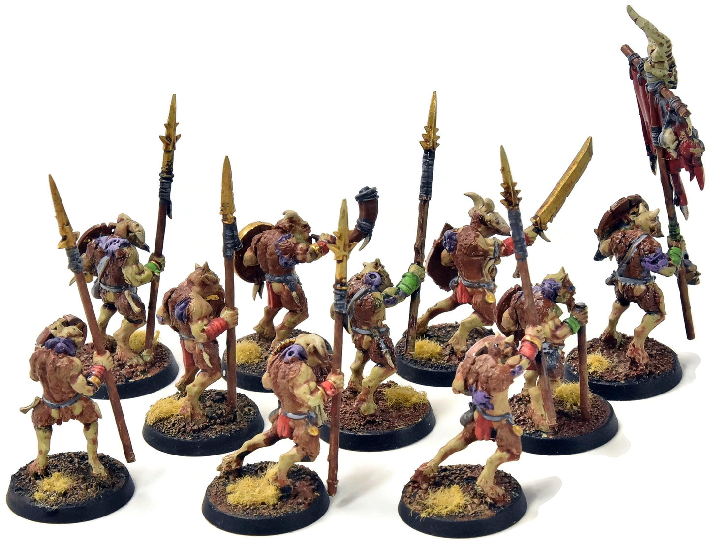 BEAST OF CHAOS 10 Ungors #2 WELL PAINTED Sigmar