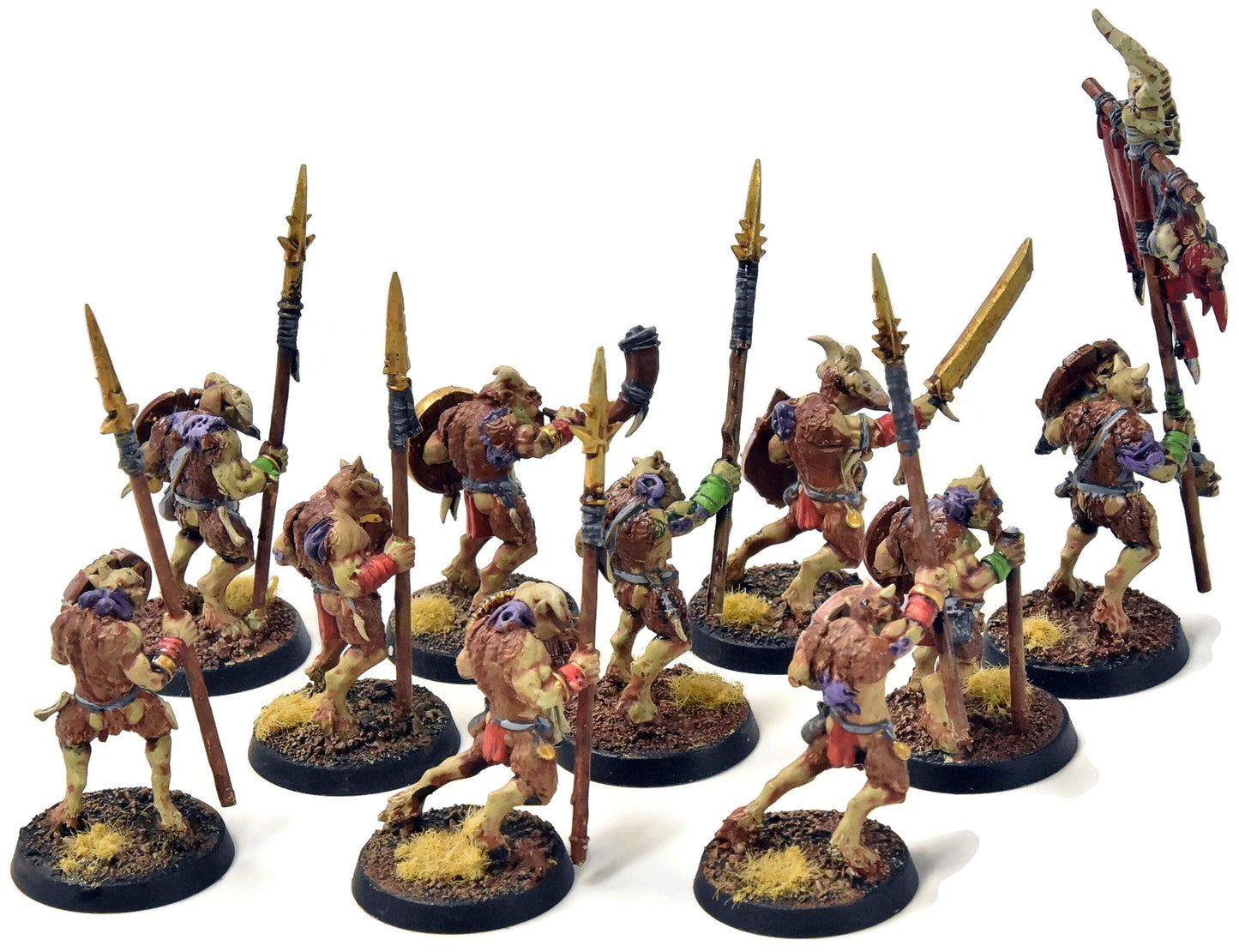 BEAST OF CHAOS 10 Ungors #2 WELL PAINTED Sigmar
