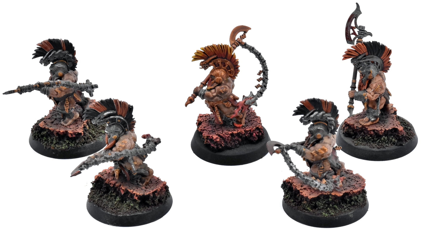 FYRESLAYERS 5 Hearthguard Berzerkers #6 WELL PAINTED Warhammer Sigmar