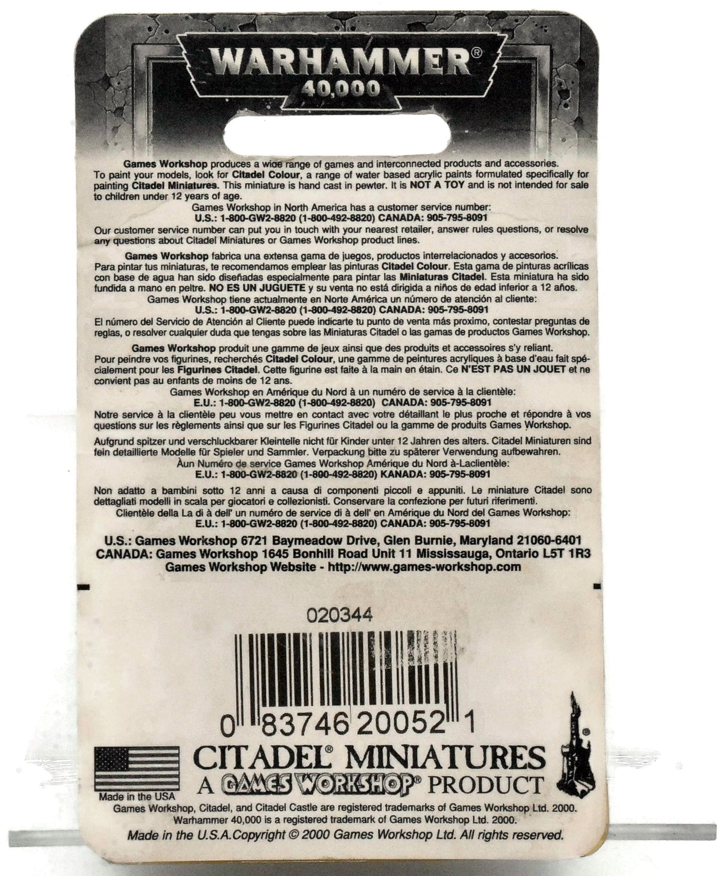 AELDARI Warp Spiders Exarch #2 METAL Warhammer 40K Sealed Blister 8052B