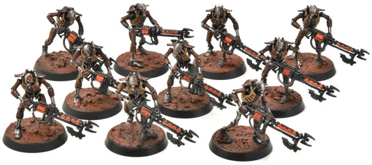NECRONS 10 Necron Warriors #2 WELL PAINTED Warhammer 40K 6730
