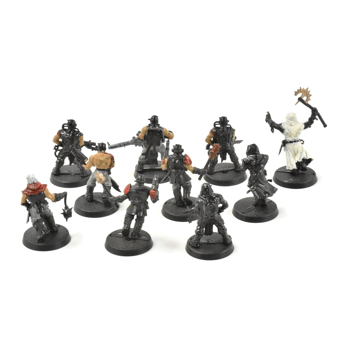 CHAOS SPACE MARINES 10 Cultists #3 Warhammer 40K 1 arm missing