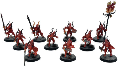 BLADES OF KHORNE 10 Bloodletters Of Khorne #2 Warhammer Sigmar