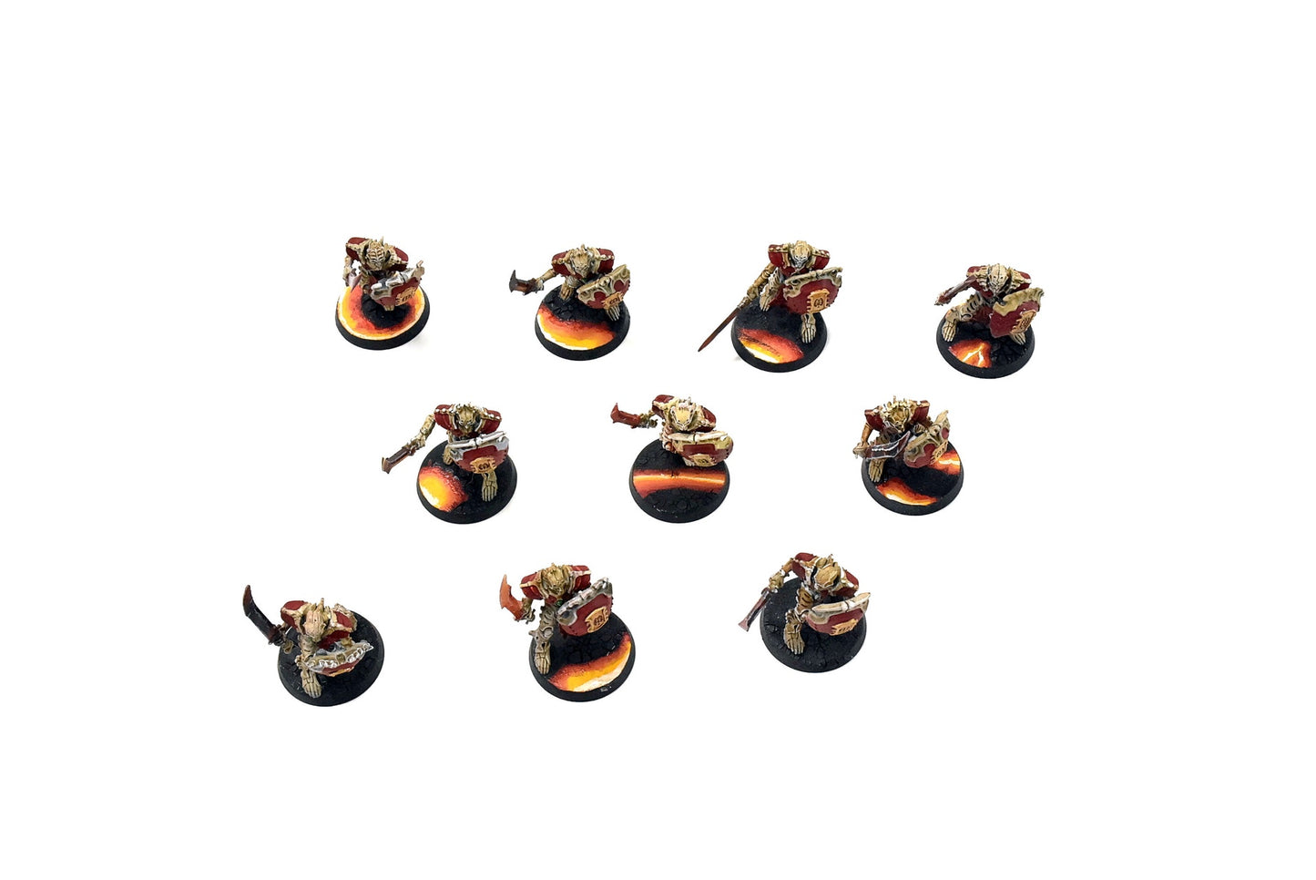 OSSIARCH BONEREAPERS 10 Mortek Guard #2 WELL PAINTED Warhammer Sigmar