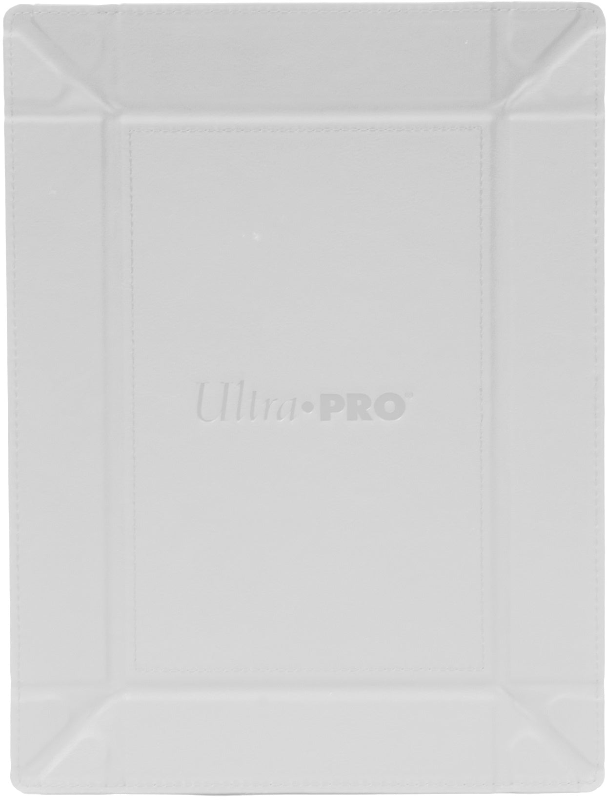 Ultra Pro Dice Foldable Rolling Tray Magnetic Vivid White