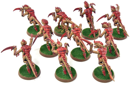 TYRANIDS 10 Hormagants #1 Warhammer 40K WELL PAINTED