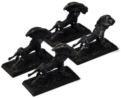 CHAOS DAEMONS 4 Mordheim Warhounds #2 METAL Warhammer Fantasy