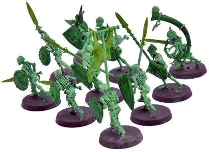 SOULBLIGHT GRAVELORDS 10 Deathrattle Skeletons #2 WELL PAINTED Sigmar