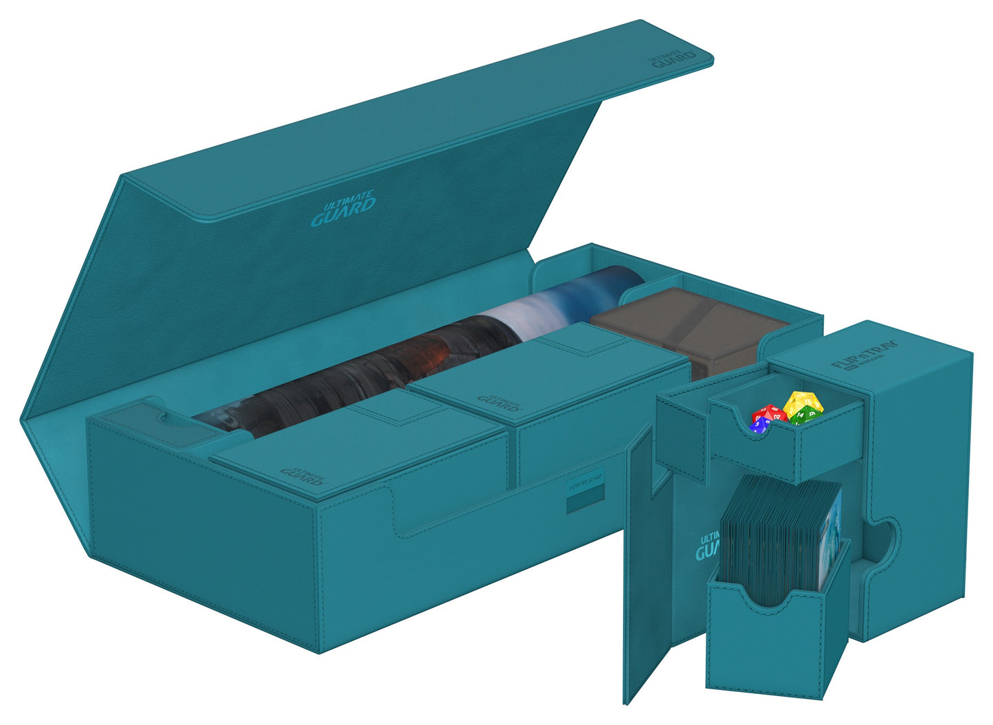 Ultimate Guard Deck Case Superhive 550+ Monocolor Petrol