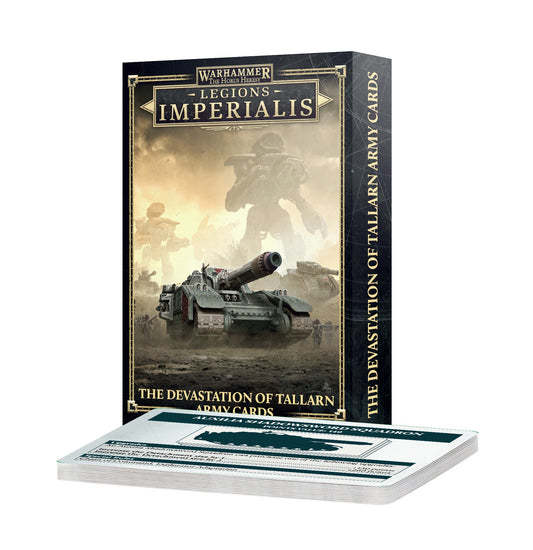 Legions Imperialis Devastation Of Tallarn Army Cards