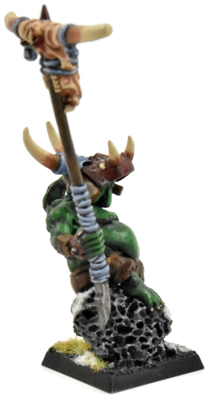 ORCS & GOBLINS Orc Shaman #1 CONVERTED WELL PAINTED Fantasy Warlord