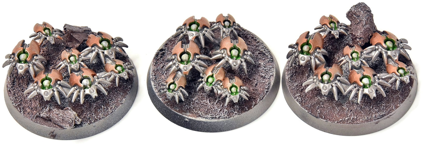 NECRONS 3 Canoptek Scarab Swarms #3 WELL PAINTED Warhammer 40K