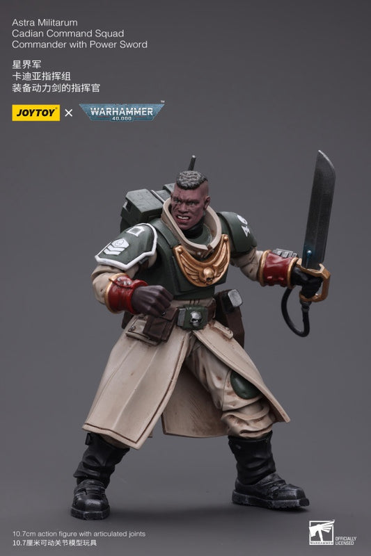 Cadian Command Squad Commander with Power Sword Astra Militarum Joy Toy