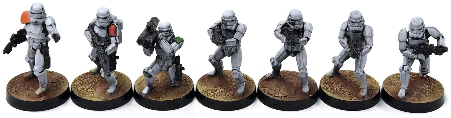 STAR WARS LEGION 7 Stormtroopers #2 PRO PAINTED empire