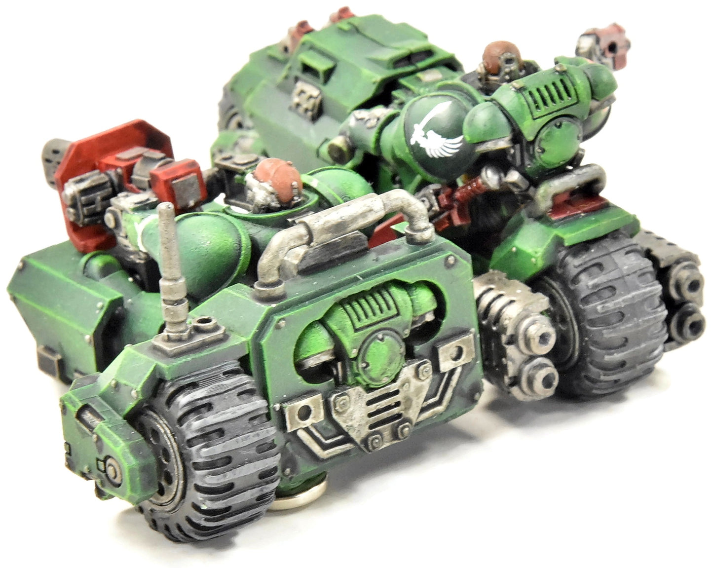 Moto d'attaque Dark Angels n° 5, peinture de qualité, Warhammer 40K