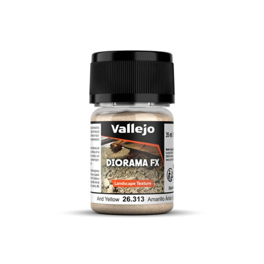 Vallejo Diorama FX Landscape Textures Arid Yellow 0.1-0.6mm Grain (60g)