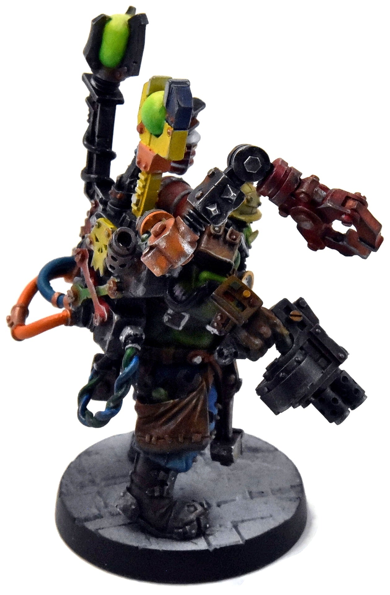ORKS Big Mek #2 WELL PAINTED not gw Warhammer 40K
