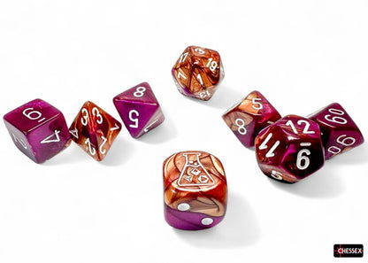 Borealis 7-Die Set Copper-Purple / White