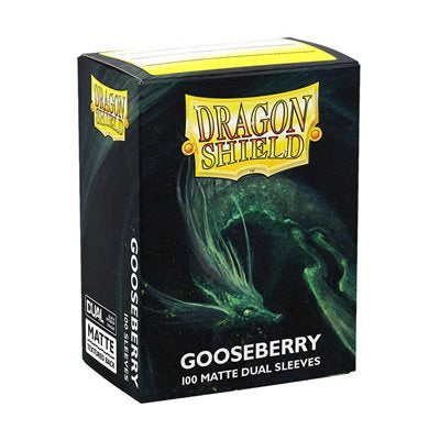 DRAGON SHIELD SLEEVES DUAL MATTE PASTELS GOOSEBERRY 100CT