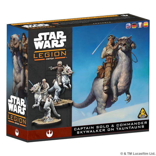 Star Wars: Legion: Han Solo & Luke Skywalker on Tauntaun (ML)