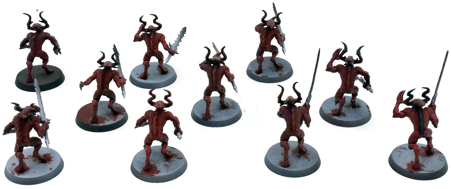 BLADES OF KHORNE 10 Bloodletters Of Khorne #2 Warhammer Sigmar 3913