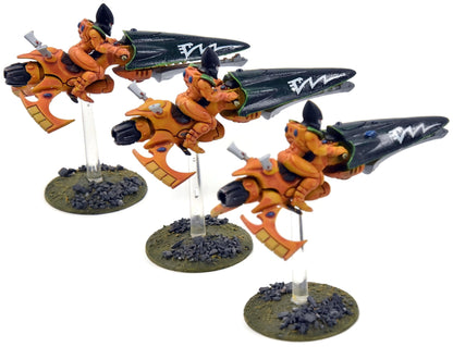 CRAFTWORLDS 3 Windriders Jetbike #1 WELL PAINTED Warhammer 40K