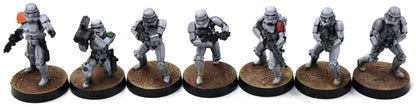 STAR WARS LEGION 7 Stormtroopers #1 PRO PAINTED empire