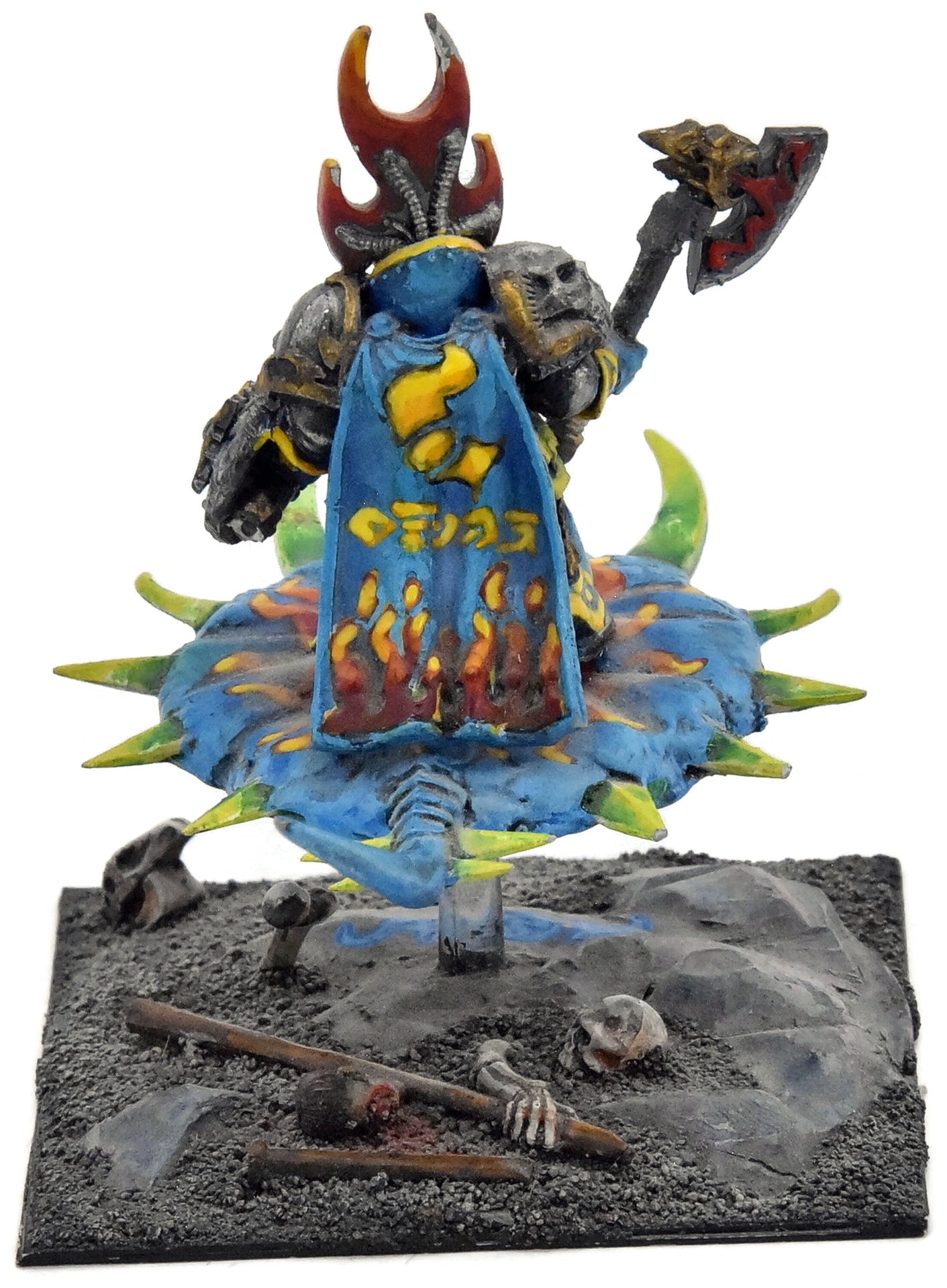 TZEENTCH Sorcerer on Disc of Tzeentch #1 METAL Converted Fantasy