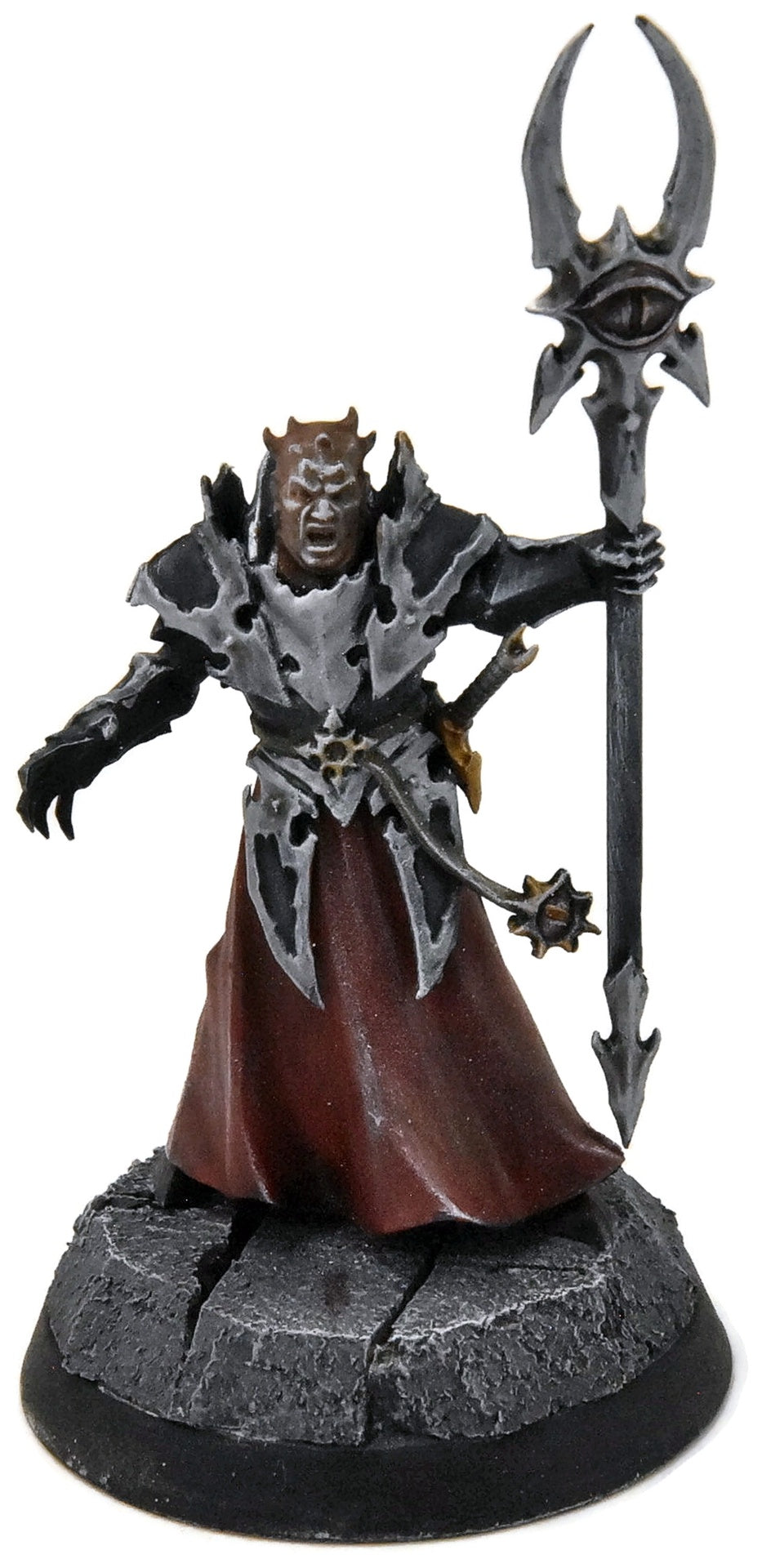 SLAVES TO DARKNESS Chaos Sorcerer Lord #1 WELL PAINTED Warhammer Sigmar