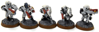 TAU EMPIRE 10 Breachers #2 WELL PAINTED Warhammer 40K