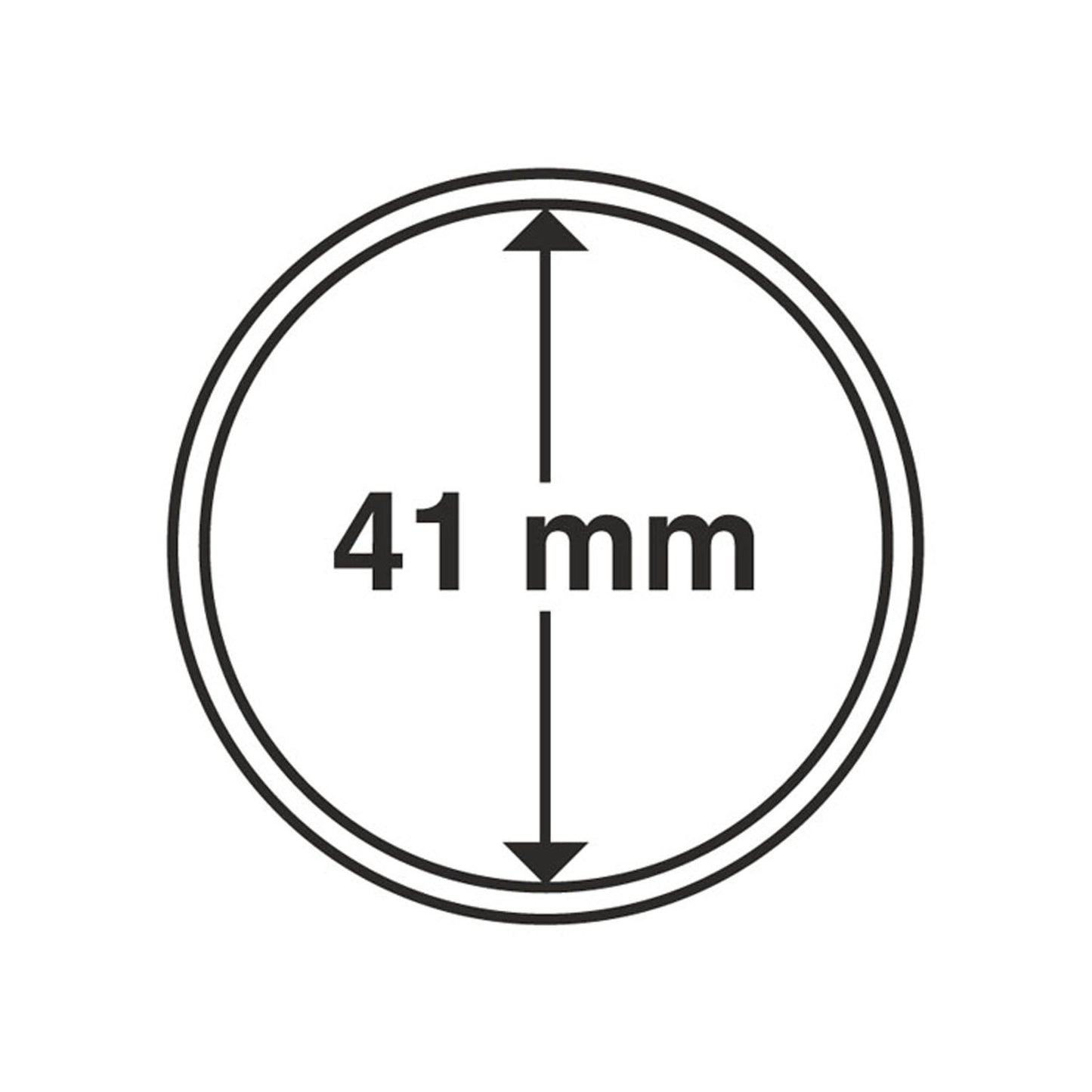 Coin Capsules Inner Diameter 41 MM