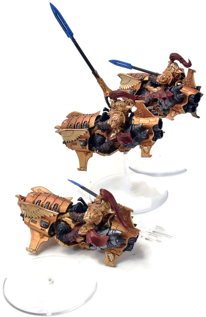 ADEPTUS CUSTODES 3 Vertus Praetors #2 WELL PAINTED Warhammer 40K