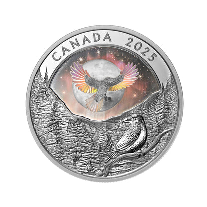 $20 Fine Silver Coin – Moon Sky: Raven