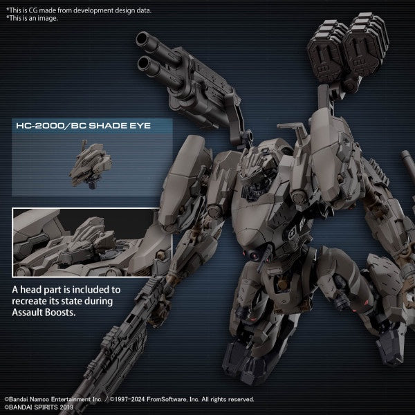 ARMORED CORE VI FIRES OF RUBICON RaD CC-2000 ORBITER NIGHTFALL 30MM Bandai