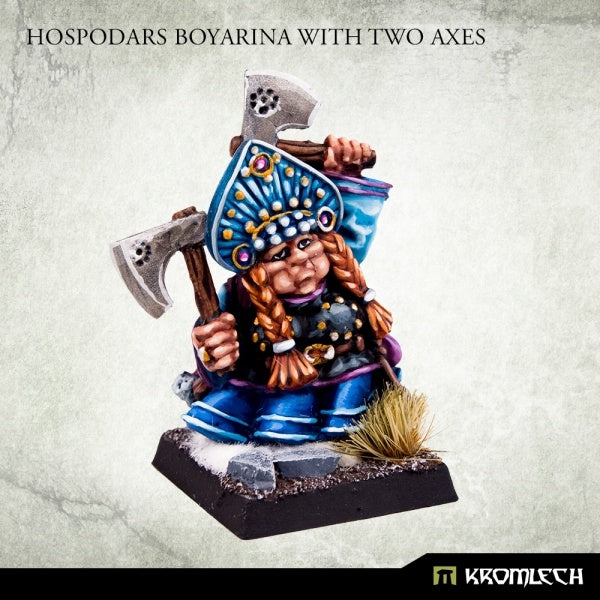 Hospodars Boyarina With Two Axes (KRM168)