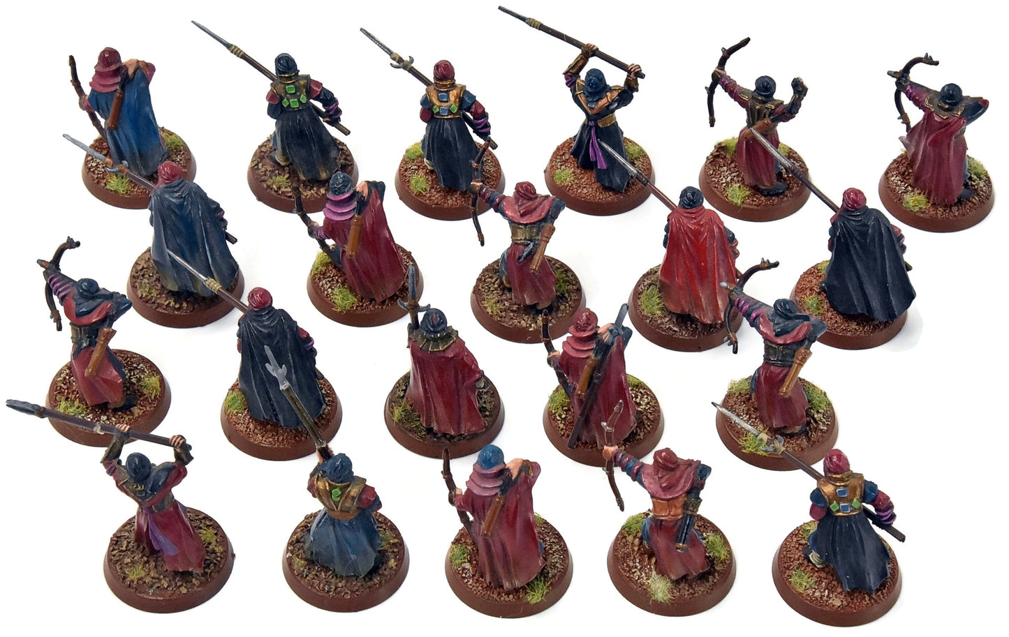 MIDDLE EARTH 21 Haradrim warriors #1 WELL PAINTED Lotr