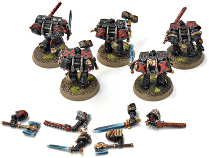 BLOOD ANGELS 5 Death Company With Jump Pack #19 PRO PAINTED Warhammer 40K