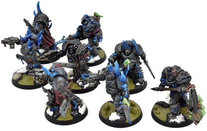 DEATH GUARD 8 Blightlord Terminators #10 PRO PAINTED Warhammer 40K